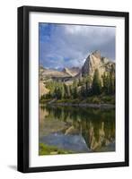 Lake Blanche and Sundial with Reflection, Utah-Howie Garber-Framed Photographic Print