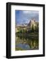 Lake Blanche and Sundial with Reflection, Utah-Howie Garber-Framed Photographic Print