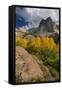 Lake Blanche Trail in Fall Foliage, Sundial Peak, Utah-Howie Garber-Framed Stretched Canvas