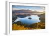 Lake Bled and the Julian Alps Illuminated at Sunrise, Lake Bled, Bled, Upper Carniola, Slovenia-Doug Pearson-Framed Photographic Print