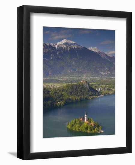 Lake Bled, Gorenjska, Slovenia-Walter Bibikow-Framed Photographic Print