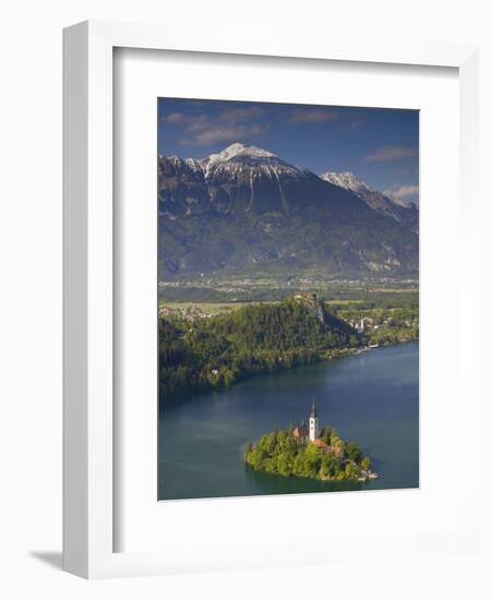 Lake Bled, Gorenjska, Slovenia-Walter Bibikow-Framed Photographic Print