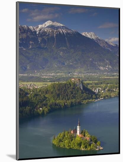 Lake Bled, Gorenjska, Slovenia-Walter Bibikow-Mounted Photographic Print