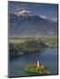 Lake Bled, Gorenjska, Slovenia-Walter Bibikow-Mounted Photographic Print