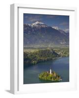 Lake Bled, Gorenjska, Slovenia-Walter Bibikow-Framed Photographic Print