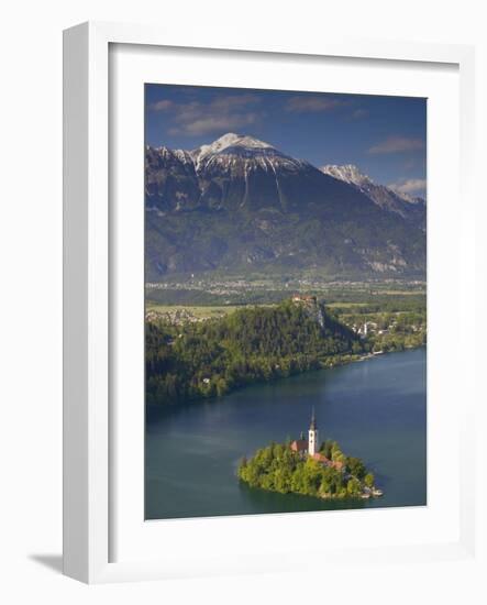 Lake Bled, Gorenjska, Slovenia-Walter Bibikow-Framed Photographic Print