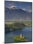 Lake Bled, Gorenjska, Slovenia-Walter Bibikow-Mounted Photographic Print