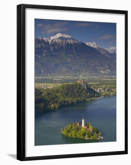 Lake Bled, Gorenjska, Slovenia-Walter Bibikow-Framed Photographic Print