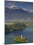 Lake Bled, Gorenjska, Slovenia-Walter Bibikow-Mounted Photographic Print