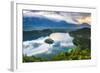 Lake Bled Island and the Julian Alps at Sunrise-Matthew Williams-Ellis-Framed Photographic Print