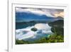 Lake Bled Island and the Julian Alps at Sunrise-Matthew Williams-Ellis-Framed Photographic Print