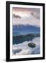 Lake Bled Island and the Julian Alps at Sunrise-Matthew Williams-Ellis-Framed Photographic Print