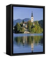 Lake Bled, Slovenia-Peter Adams-Framed Stretched Canvas