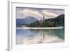 Lake Bled Sunrise Landscape-Matthew Williams-Ellis-Framed Photographic Print