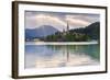 Lake Bled Sunrise Landscape-Matthew Williams-Ellis-Framed Photographic Print