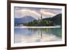 Lake Bled Sunrise Landscape-Matthew Williams-Ellis-Framed Photographic Print