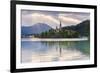 Lake Bled Sunrise Landscape-Matthew Williams-Ellis-Framed Photographic Print