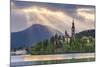 Lake Bled Sunrise Landscape-Matthew Williams-Ellis-Mounted Photographic Print