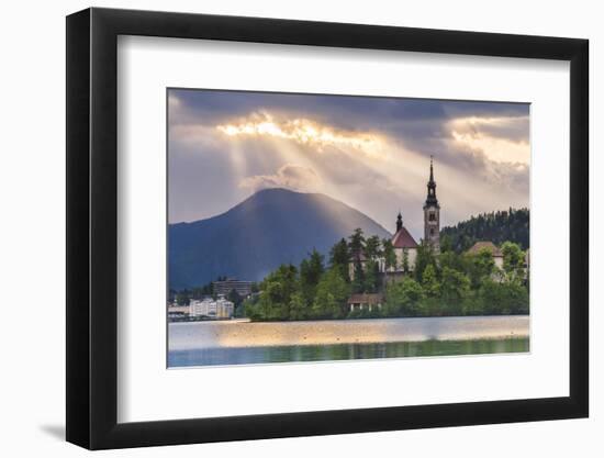 Lake Bled Sunrise Landscape-Matthew Williams-Ellis-Framed Photographic Print