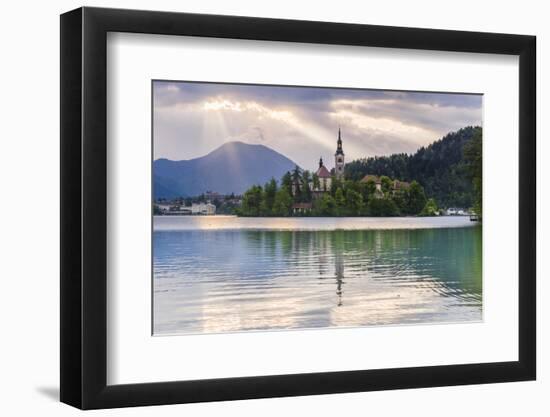 Lake Bled Sunrise Landscape-Matthew Williams-Ellis-Framed Photographic Print