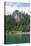 Lake Bled, Upper Carniola, Slovenia. Bled Castle seen across the lake. Tourists enjoying boating...-null-Stretched Canvas