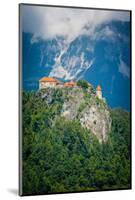 Lake Bled, Upper Carniola, Slovenia. Bled Castle.-null-Mounted Photographic Print