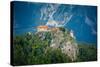 Lake Bled, Upper Carniola, Slovenia. Bled Castle.-null-Stretched Canvas
