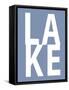 Lake Blue-Jamie MacDowell-Framed Stretched Canvas