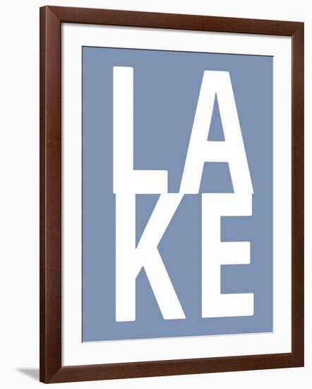 Lake Blue-Jamie MacDowell-Framed Art Print