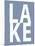 Lake Blue-Jamie MacDowell-Mounted Art Print