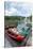 Lake Bohinj (Bohinjsko jezero), Triglav National Park, Upper Carniola, Slovenia. Canoes for rent...-null-Stretched Canvas