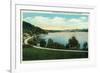 Lake Bomoseen, Vermont, Scenic View of the Lake-Lantern Press-Framed Art Print