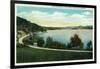 Lake Bomoseen, Vermont, Scenic View of the Lake-Lantern Press-Framed Art Print