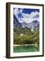 Lake Braies and Dolomite Alps, Northern Italy-null-Framed Photographic Print