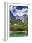 Lake Braies and Dolomite Alps, Northern Italy-null-Framed Photographic Print