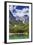 Lake Braies and Dolomite Alps, Northern Italy-null-Framed Photographic Print