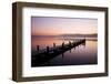 Lake, Bridge, Morning Mood-Alfons Rumberger-Framed Photographic Print