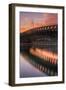 Lake Bridge Reflection, Lake Merritt, Oakland-Vincent James-Framed Photographic Print