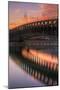 Lake Bridge Reflection, Lake Merritt, Oakland-Vincent James-Mounted Photographic Print