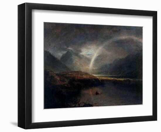 Lake Buttermere with Part of Cromackwater, Cumberland-J M W Turner-Framed Giclee Print