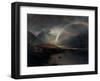 Lake Buttermere with Part of Cromackwater, Cumberland-J M W Turner-Framed Giclee Print