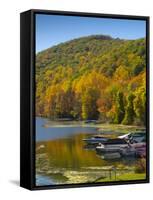 Lake Candlewood, Connecticut, New England, United States of America, North America-Alan Copson-Framed Stretched Canvas