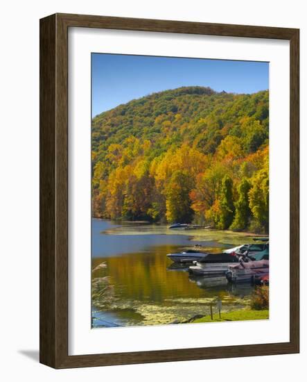 Lake Candlewood, Connecticut, New England, United States of America, North America-Alan Copson-Framed Photographic Print