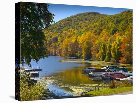 Lake Candlewood, Connecticut, New England, United States of America, North America-Alan Copson-Stretched Canvas