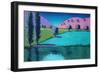 Lake Castlemorton, 2021 (acrylic on board)-Paul Powis-Framed Giclee Print