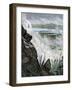 Lake Champlain and the Shore of New York State, Seen from Mount Mansfield, Vermont-null-Framed Giclee Print