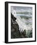 Lake Champlain and the Shore of New York State, Seen from Mount Mansfield, Vermont-null-Framed Giclee Print