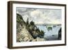 Lake Champlain before the Arrival of European Settlers-null-Framed Giclee Print