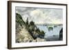 Lake Champlain before the Arrival of European Settlers-null-Framed Giclee Print