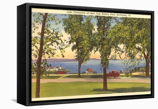 Lake Champlain, Burlington, Vermont-null-Framed Stretched Canvas
